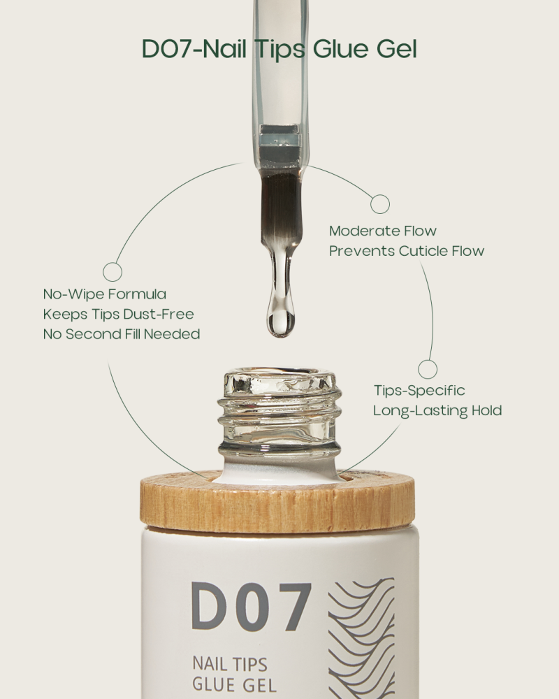 D07 Nail Tips Glue Gel